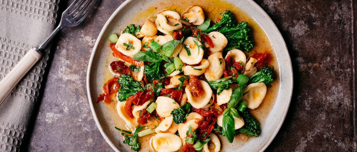 Orecchiette mit getrockneten Tomaten