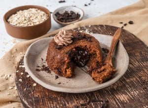 Baked Oats Lava Cake