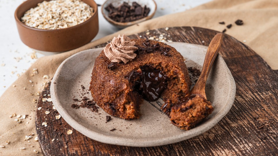 Baked Oats Lava Cake