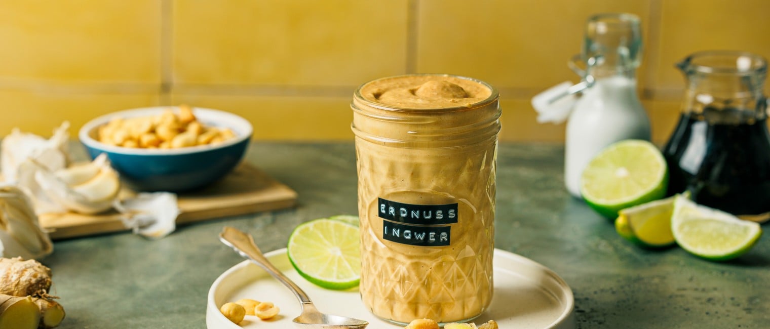 Erdnuss-Ingwer-Sauce