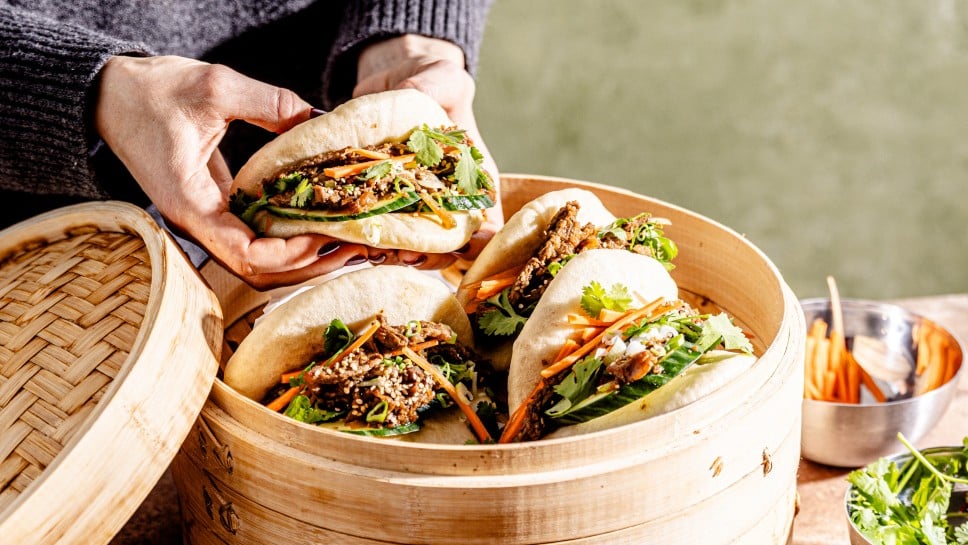 Koreanische Bulgogi Baos