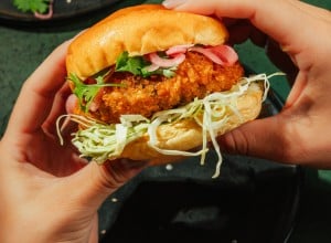 Crispy Garnelen Burger