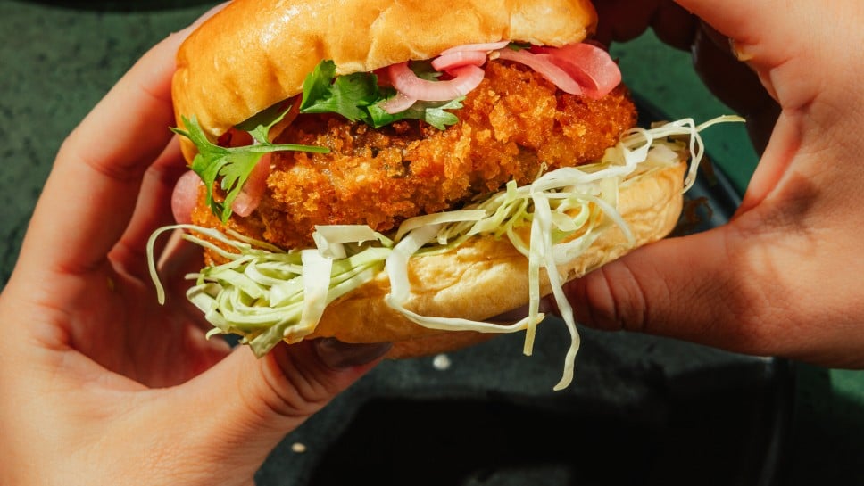 Crispy Garnelen Burger