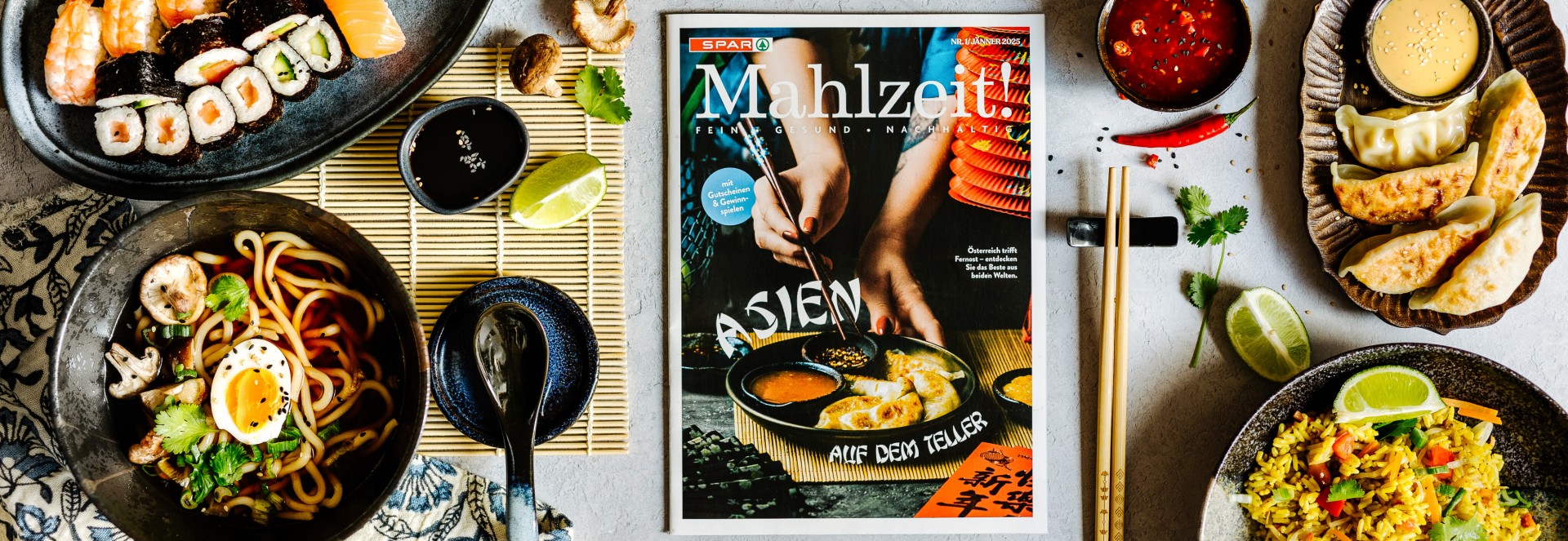 SPAR Mahlzeit Magazin 1, 2025 Header 