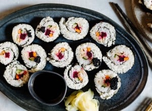 Sushi-Rolle mit heimischer Räucherforelle
