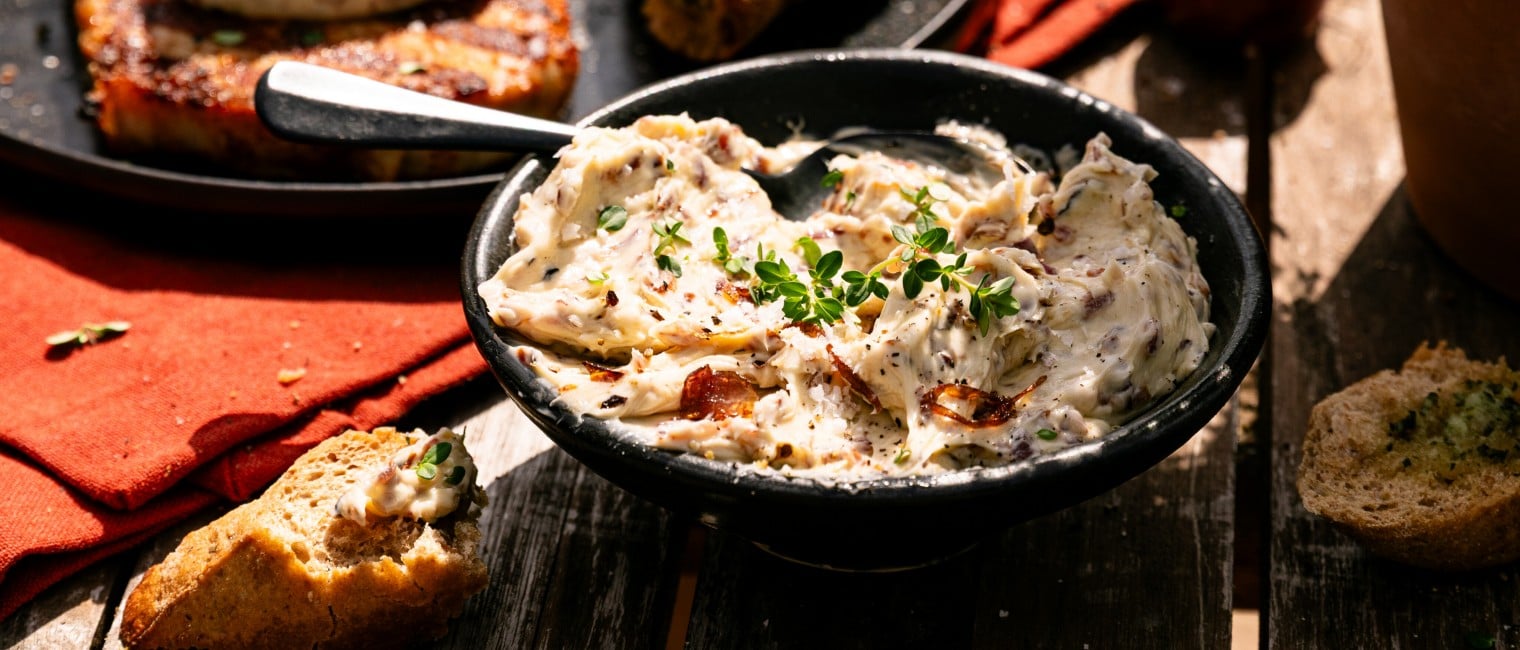 Karamellisierte Zwiebelbutter