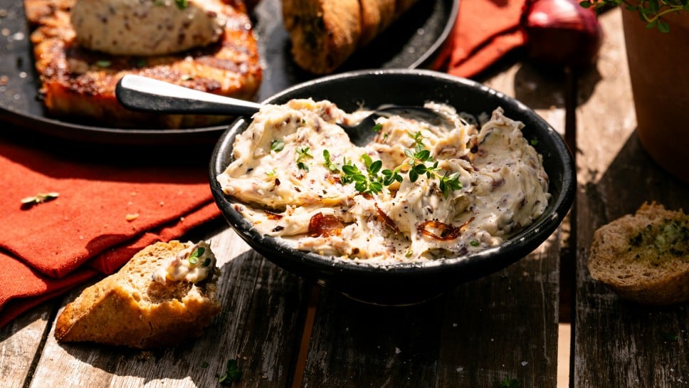 Karamellisierte Zwiebelbutter