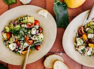 Mediterraner Oktopus-Salat 