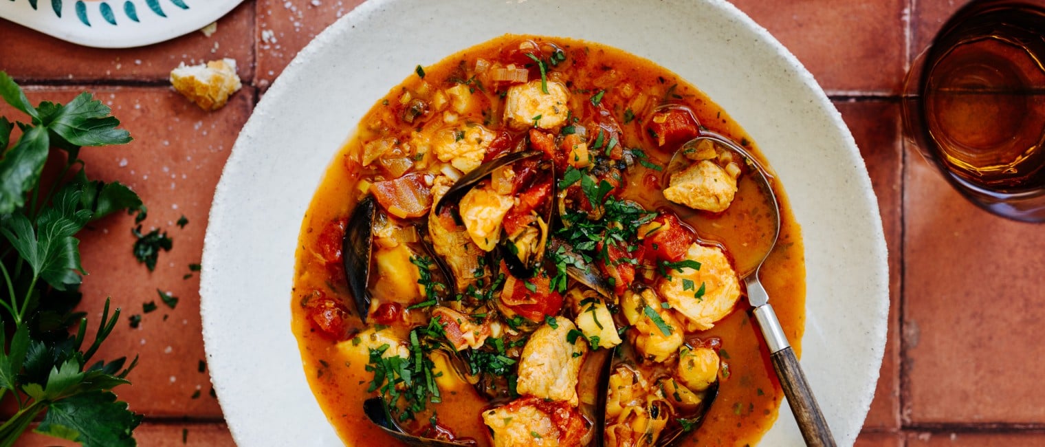 Mediterrane Fischsuppe