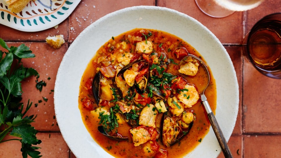 Mediterrane Fischsuppe