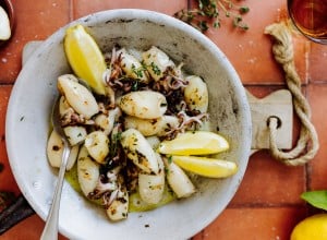 Gegrillte Calamari
