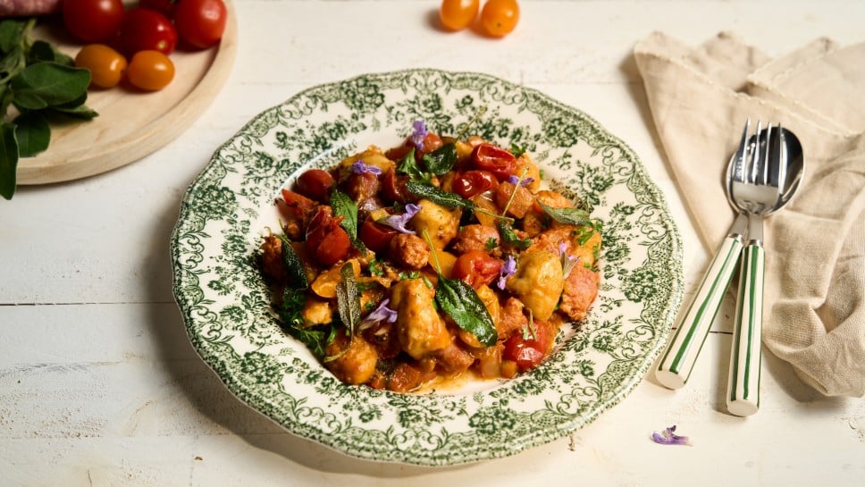 Gnocchi mit Tomatensauce & Salsiccia