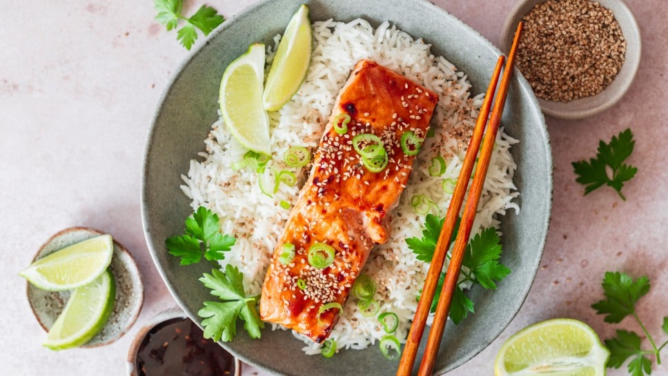 Teriyaki-Lachs