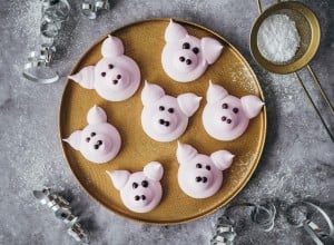 Baiser Glücksschweinchen