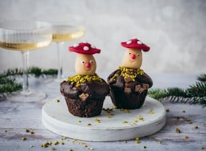 Muffins mit Glückspilzen