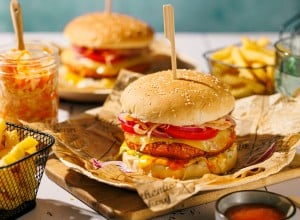 Chili Tofu Burger