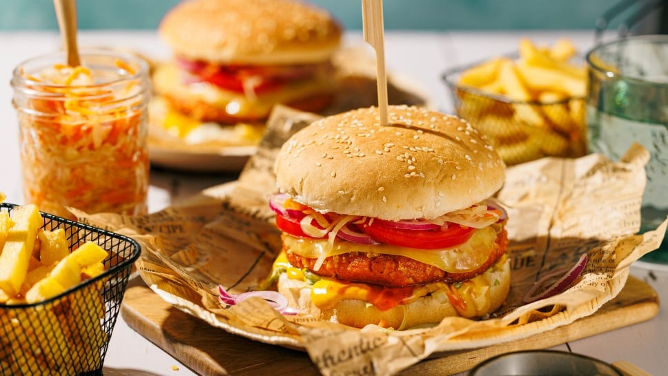 Chili Tofu Burger