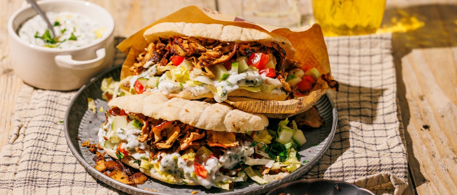  Tofu Döner mit veganer Jogurt-Sauce