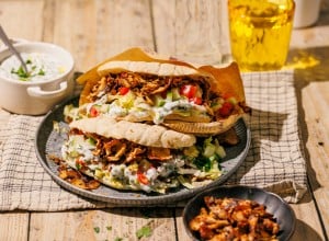  Tofu Döner mit veganer Jogurt-Sauce