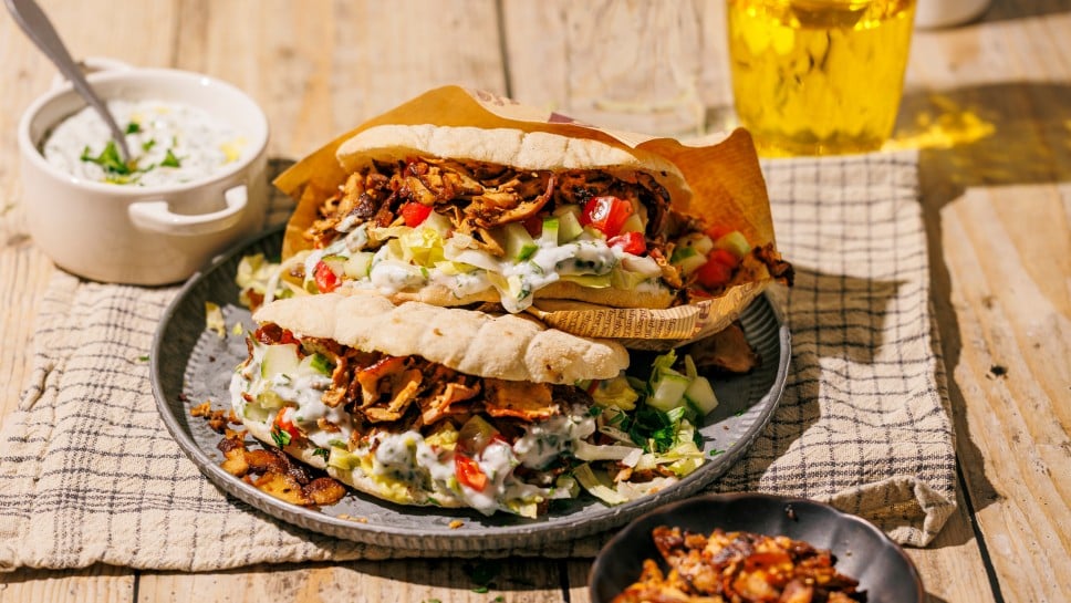  Tofu Döner mit veganer Jogurt-Sauce