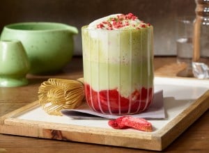 Strawberry Matcha Latte