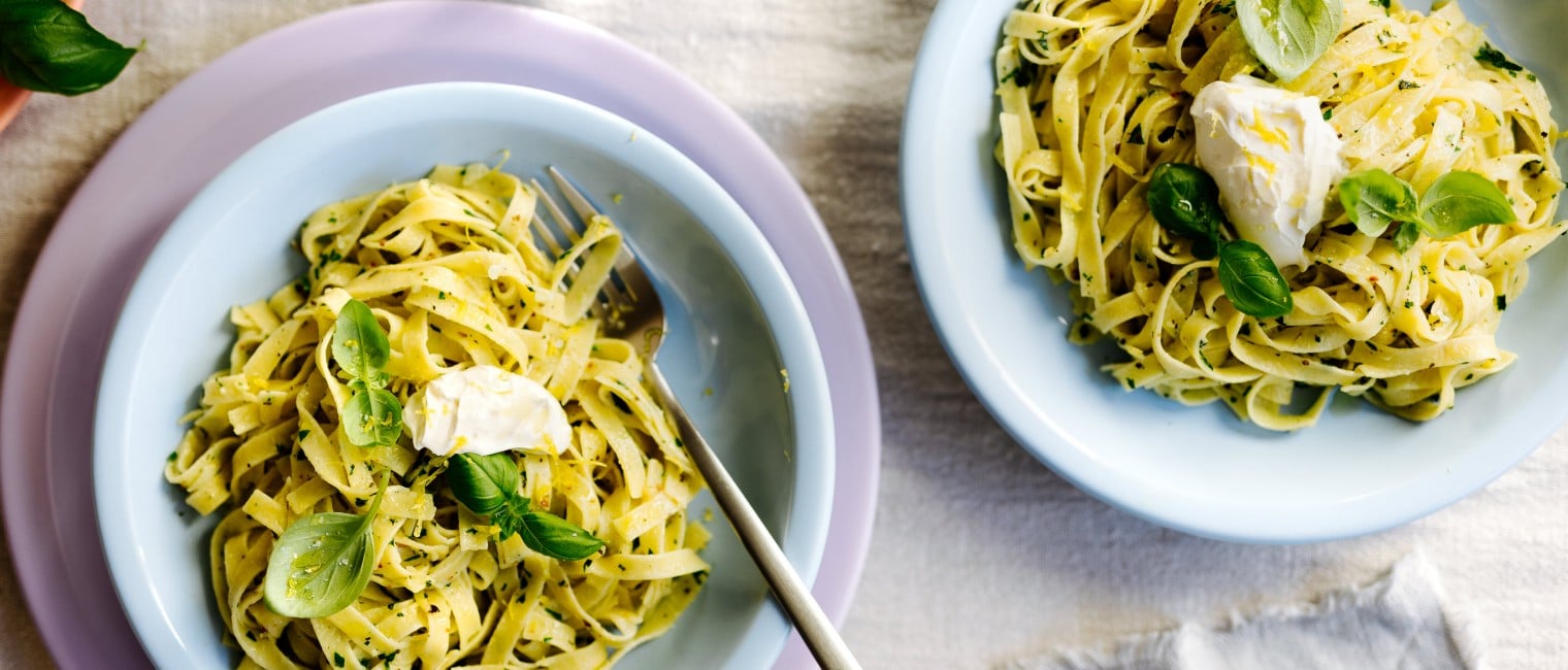 Knoblauch-Pasta 
