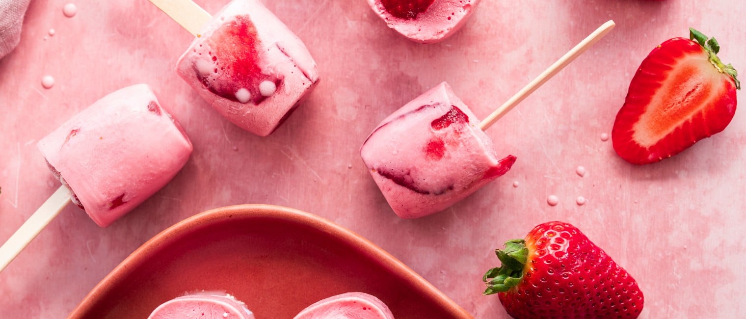 Erdbeer-Skyr-Eis