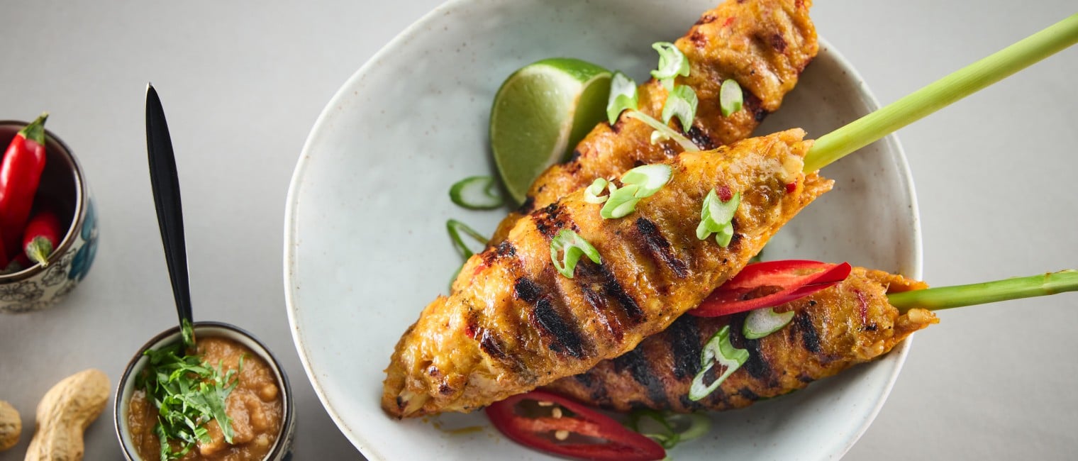 Thai-Curry-Chicken-Spieße