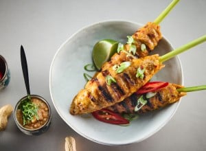 Thai-Curry-Chicken-Spieße