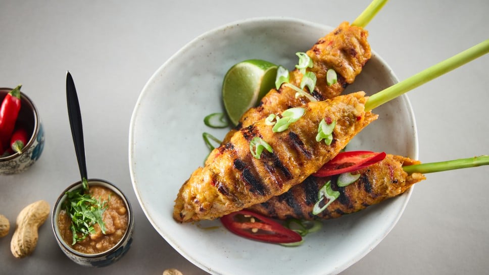 Thai-Curry-Chicken-Spieße