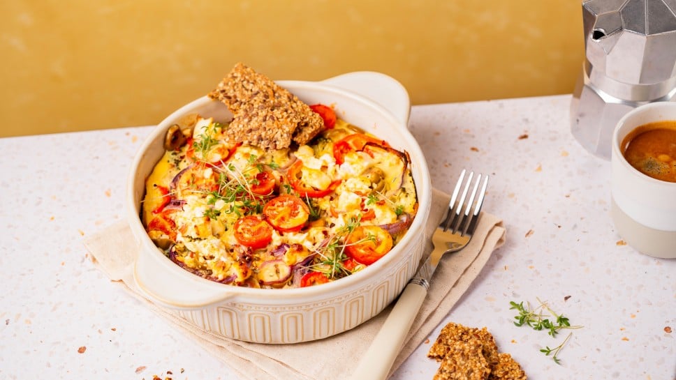 Frittata-Bowl aus dem Backofen