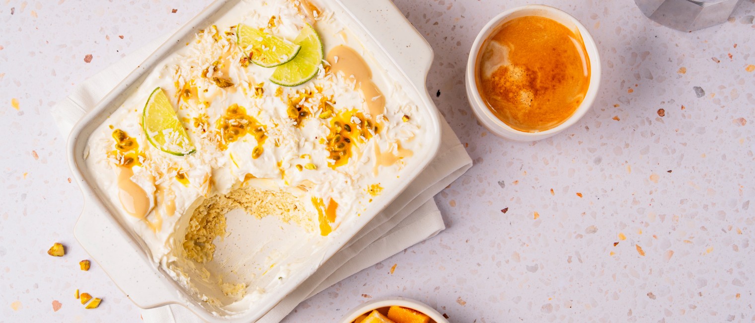 Mango-Kokos-Kuchen-Bowl