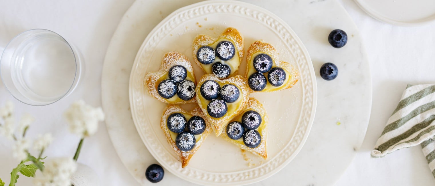 Pudding-Herzen
