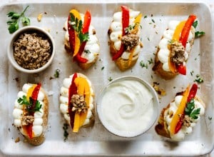 Whipped Feta mit Shiitake Pesto