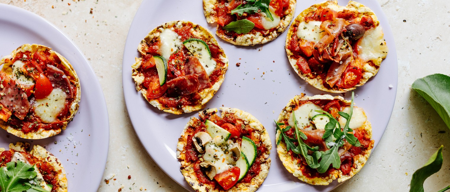 Maiswaffel-Mini-Pizzen [