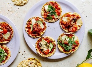 Maiswaffel-Mini-Pizzen [