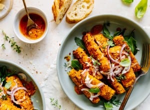 Cornrib-Salat mit italienischem Dressing 