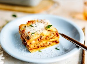 Polenta-Lasagne mit Gemüse 