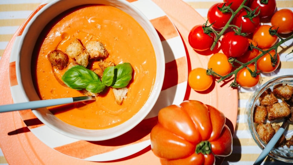 Italienische Tomatensuppe