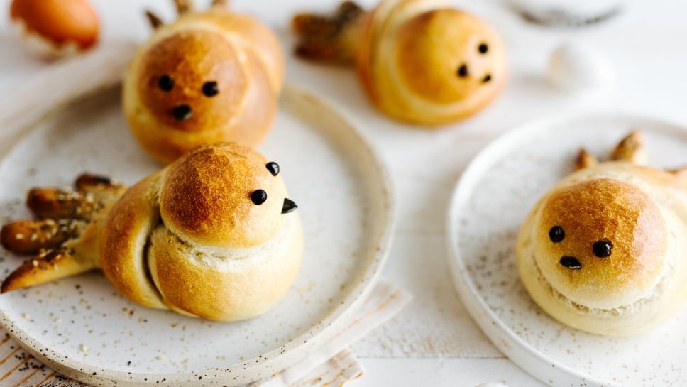 Pikante Brioche-Küken