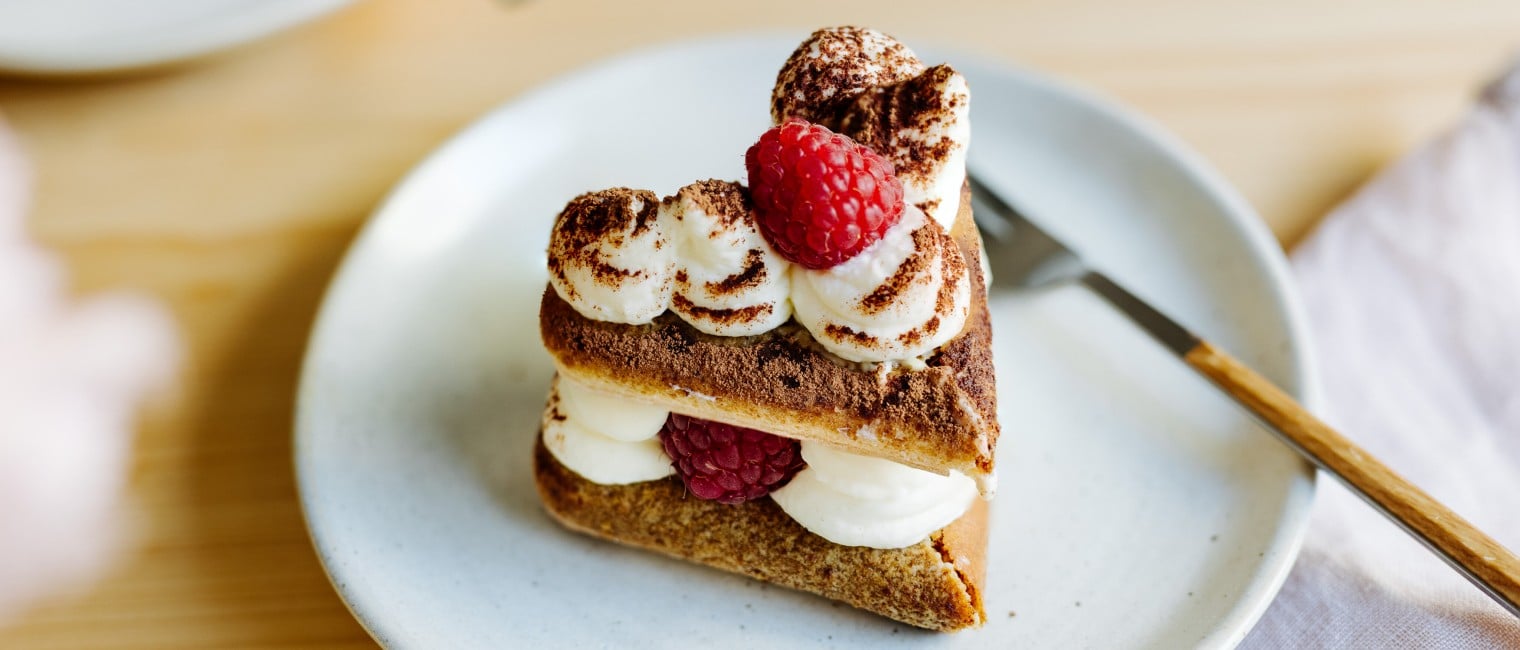 Himbeer Tiramisu Herzen