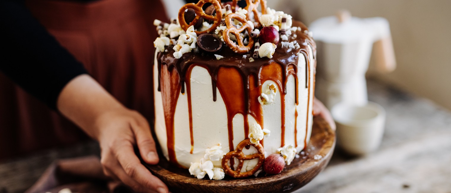 SPAR Mahlzeit Drip Cake mit Salz-Karamell