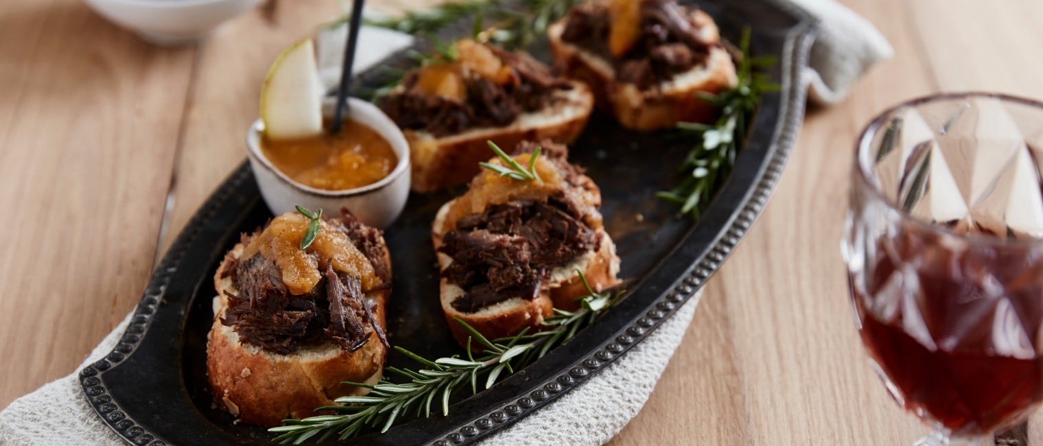SPAR Mahlzeit Reh mit Brioche & Birnenchutney