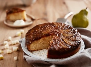 SPAR Mahlzeit Upside-Down-Birnenkuchen mit Karamellcreme