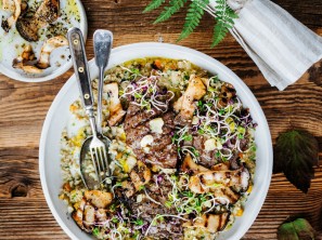 SPAR Mahlzeit Rindspaillard mit Buchweizenrisotto