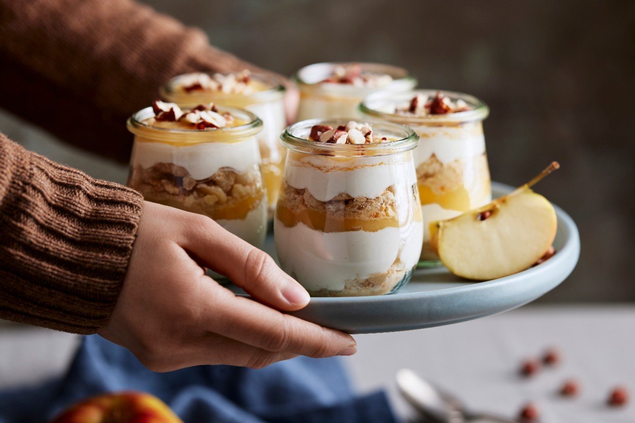 Apfeltiramisu im Glas » Rezept mit Topfen | SPAR Mahlzeit!