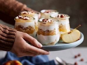 SPAR Mahlzeit Apfeltiramisu im Glas quer