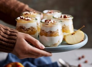 SPAR Mahlzeit Apfeltiramisu im Glas quer