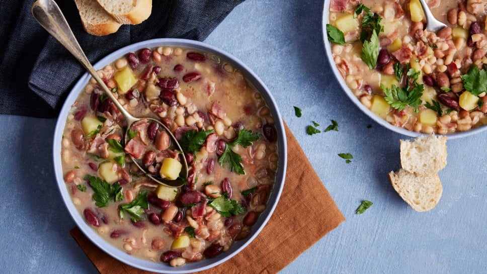 SPAR Mahlzeit Bohneneintopf mit Speck quer
