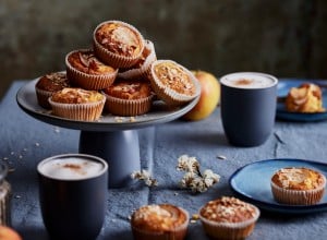 SPAR Mahlzeit Haferflocken-Apfel-Karotten-Muffins quer